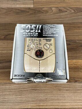 Zoom 505II 505 II Guitar Pedal - Multi Effect Processor pedal No Cable